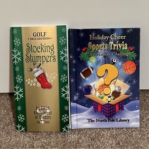 Set of 2 Holiday Sports Trivia Books, published in 2014